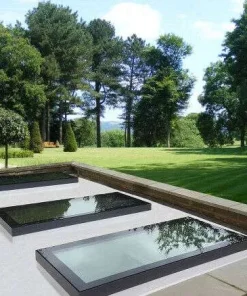 black floor lanterns exterior shot