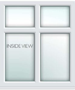 white uPVC casement window from AWM glass and glazing