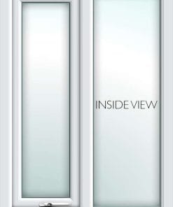 white uPVC casement window from AWM glass and glazing