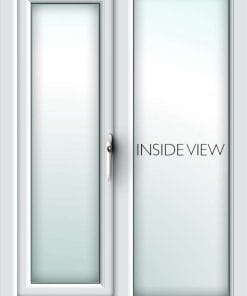white uPVC single latch casement window from AWM glass and glazing