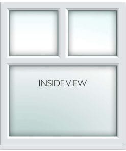 white uPVC casement window from AWM glass and glazing
