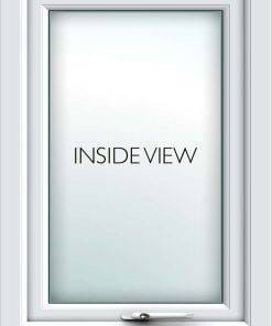 white casement uPVC window from AWM glass and glazing