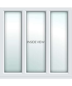 white uPVC multi pane casement window from AWM glass and glazing