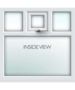 white uPVC single latch casement window from AWM glass and glazing