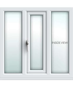 white uPVC single latch casement window from AWM glass and glazing - inside view