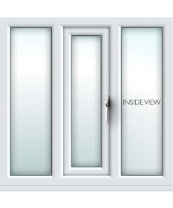 white uPVC single latch casement window from AWM glass and glazing - inside view