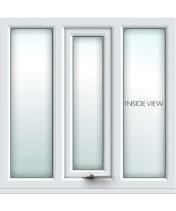 white uPVC single latch casement window from AWM glass and glazing - inside view