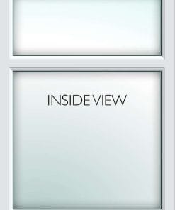 white uPVC casement window from AWM glass and glazing