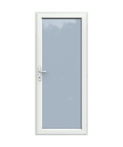 PVCu door Residential with glass centre panel