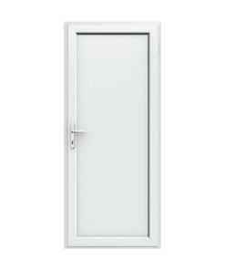 Full Flat Panel uPVC Single Door