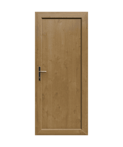 PVCu door Residential - wooden clinton