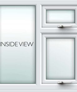 white casement uPVC window from AWM glass and glazing
