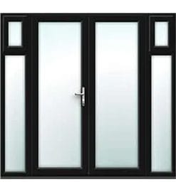 Black French Doors
