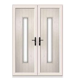 French Door with Woodrow Long Panel