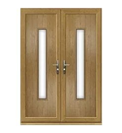 French Door with Woodrow Long Panel