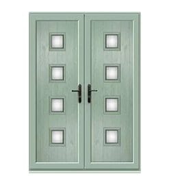 French Door with Hayes Four Glazed Panel