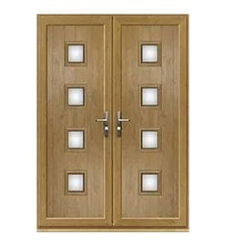 French Door with Hayes Four Glazed Panel