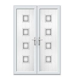 French Door with Hayes Four Glazed Panel