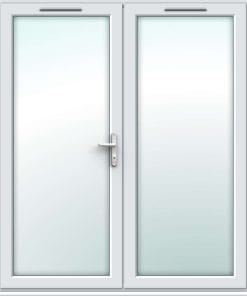 White uPVC French Doors