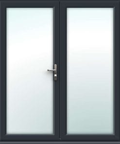 uPVC French Doors with Wide Side Panels