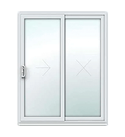 2 Pane uPVC Sliding Patio Doors