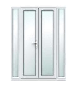 Stock French Door with Twin Sidepanel